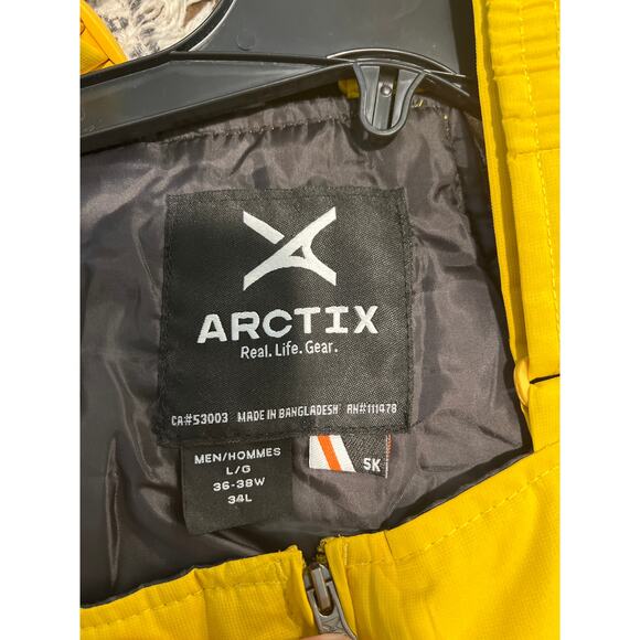 Arctix Yellow Ski & Snowboard Bib - Picture 4 of 4
